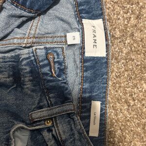 Frame Le Slouch Blue Jeans